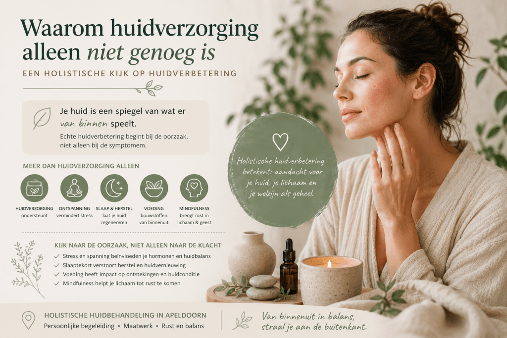 Waarom huidverzorging alleen niet genoeg is