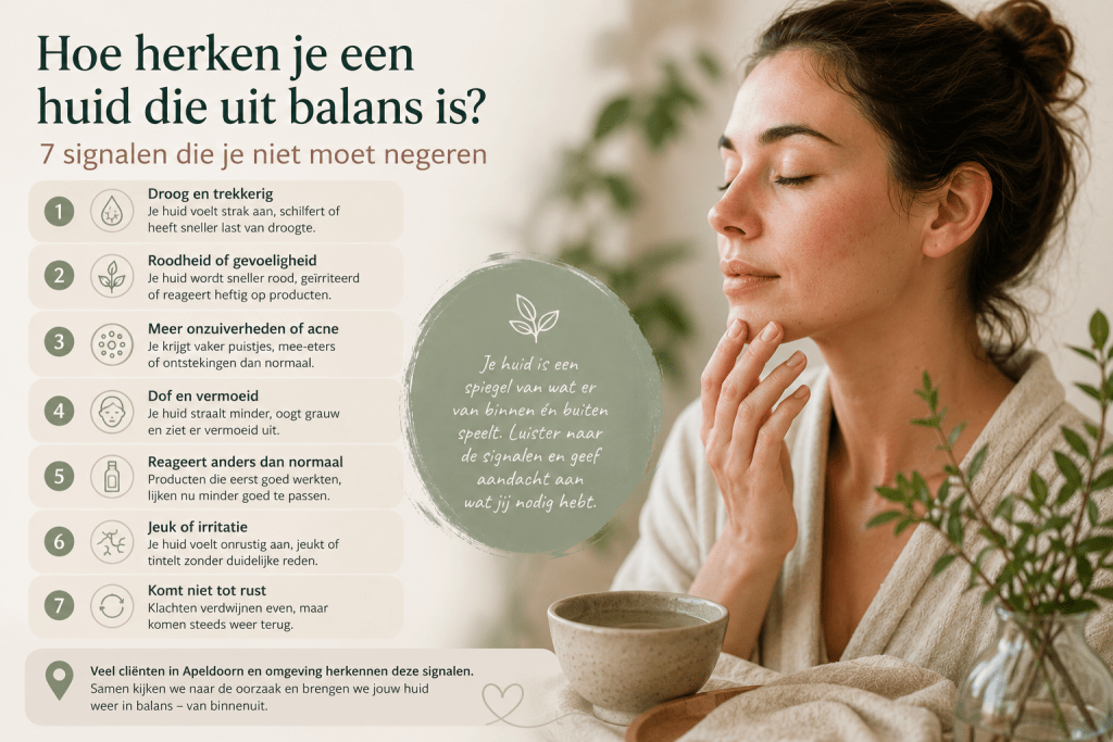 Hoe herken je een huid die uit balans is? 7 signalen die je niet moet negeren