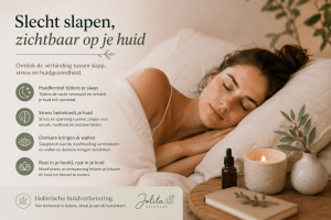 Slecht slapen en je huid: wat is het verband