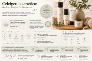 Huidblog 1 Infographic: celeigen cosmetica van Dr. Baumann, wat er wel en niet in zit