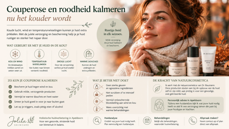 Couperose en roodheid kalmeren
